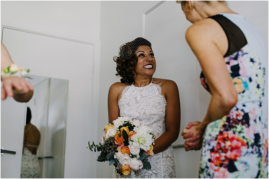 LJM Photography_Coastal boat wedding_Documentary Photographer_Happy bride