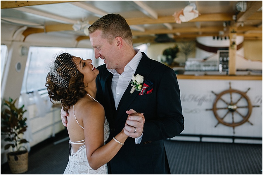 LJM Photography_Coastal boat wedding_Documentary Photographer_Couple in love