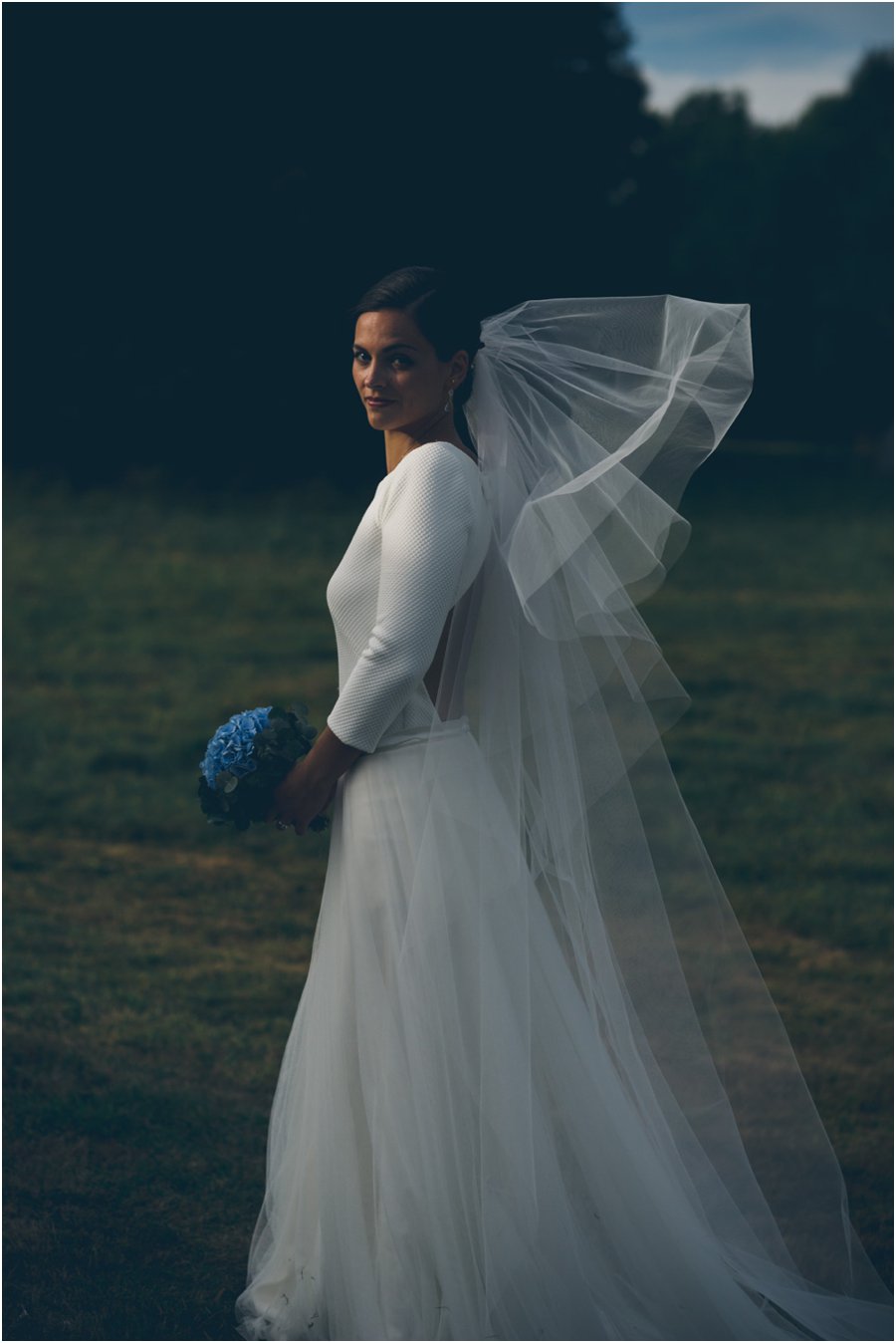 Stunning bride in gorgeous light