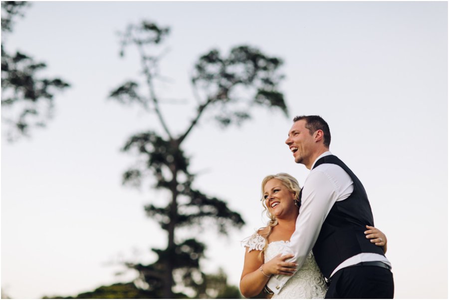 Happy couple at Werribee mansion