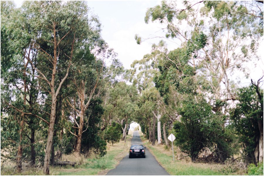 Yarra Valley wedding venues - Driving to riverstone estate 