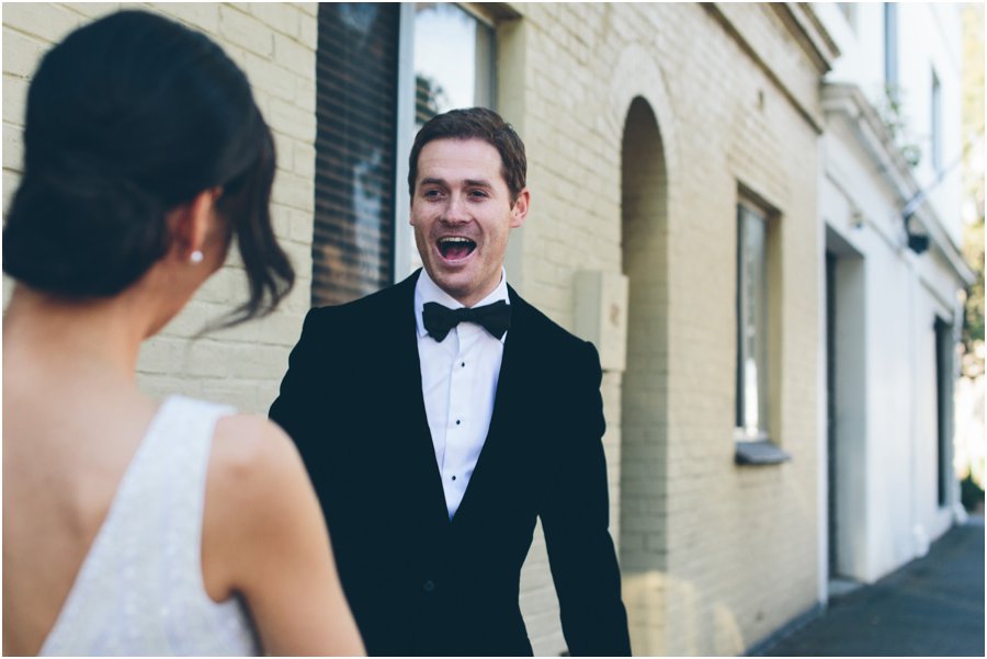 LJM candid Photography_The first look_Grooms reaction in seeing his bride