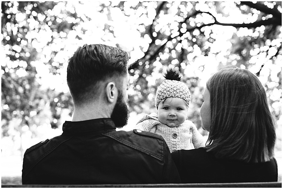 LJM Photography_Family Portrait_Candid_Melbourne portrait photographer_B&W portrait of mother, father and son