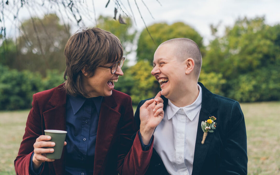 Intimate queer wedding in Daylesford